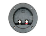 2 Way Army Type Binding Post Speaker Terminal Round Metal Connector (H.D) 15 Amps (A  75 X 45.6 Mm).