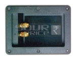 2 Way Binding Post Speaker Terminal Rectangle Full Metal (Connector Gold Plated) (138x68mm). 