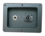 P-38 Mono + 4 Pole Female Speakon Connector - Speaker Terminal Rectangle - A  102 X 145 Mm.