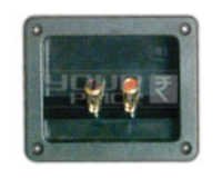2 Way Binding Post Speaker Terminal Rectangle Quick Connect Mini Full Metal (connector Gold Plated).