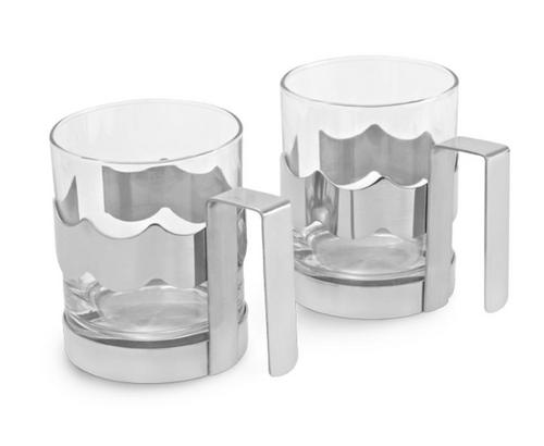 waves tea mug set of 2