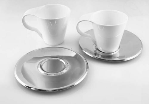 TORNADO MUG WITH SAUCER SET