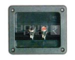 2 Way Binding Post Speaker Terminal Rectangle Quick Connect Mini Full Metal.