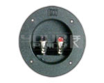 2 Way Binding Post Speaker Terminal Round Quick Connect Mini Full Metal (75x45.6mm).