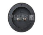 2 Way Army Type Binding Post Speaker Terminal Round with Metal Connector Round (114mm X 84mm). 