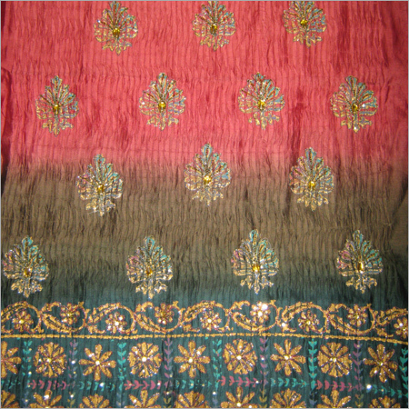 Three Dyed Embroidered Silk Suit