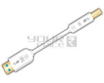 USB 3.0 Male To USB 3.0 Male Cord 1.5 Meters - PVC Material, 4.8 Gbps Data Transfer | Fast Transfer, Power Efficient, Compatible