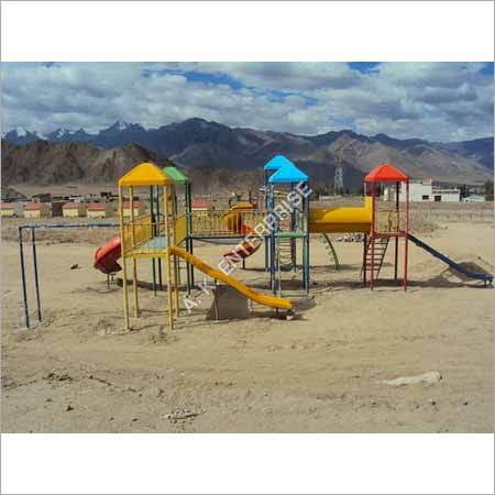 5 DOME M P P S - 2 FRP Spiral Slide 11x6 ft Yellow | Durable, Sturdy, Load Capacity 150 kg, Fun