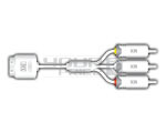 Apple Dock Connector 30 Pin / 3 RCA Male Cable