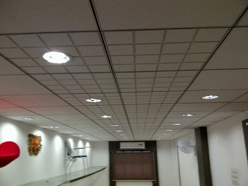 Acoustic False Ceiling - 600x600mm, 300x1200mm | Boxed Type, Excellent Sound Proofing, Thermal Insulation, Rigid Fire Rated Grid