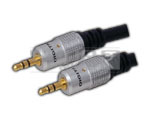 EP Stereo Plug 3.5 mm TO EP Stereo 3.5 mm Cord Gold Plated