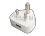 USB Power Adapter Charger 3 Pin Indian Standard