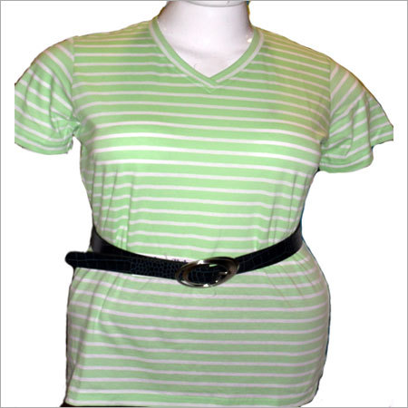 Ladies V-Neck T- Shirts