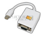 मिनी डिस्प्ले पोर्ट मेल टू वीजीए फीमेल 15 पिन अडैप्टर