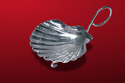 Small Silver Plated Sea Shell Deepak