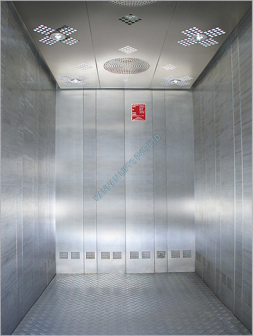 Industrial Goods Elevator - Stainless Steel, 1000 kg Capacity, 3-Phase Power | Vertical Movement, Durable, Reliable, CE Certified
