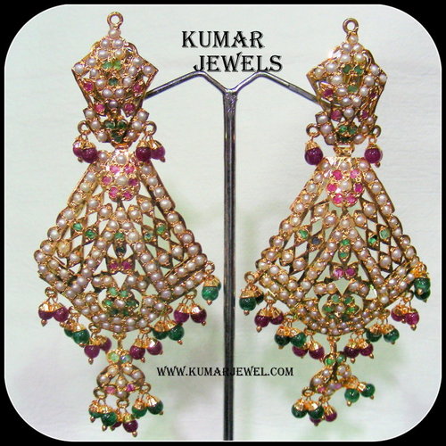 colorfull earrings.