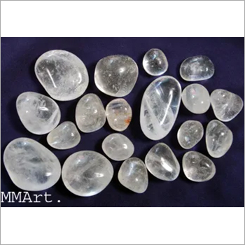 Precious Gemstone Original Crystal Manufacturer Mmart Branded High Mirror Polished Crystal Clear Pebble Stone And Chips For Sale - Size: 15Mm To 30Mm 30Mm To 60Mm