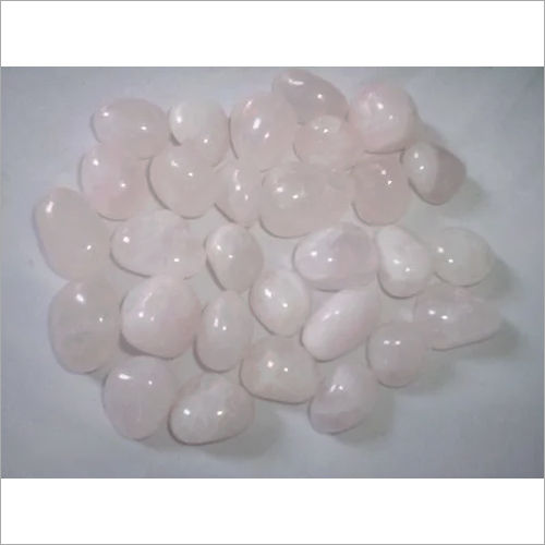 GEMSTONE ROSE QUARTZ POLISHED PEBBLES STONE AND GRAVELS ROUND CHIPS FOR EXPORT DEMANDING PRODUCTS