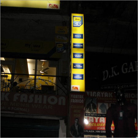 Glow Sign Board Advertising