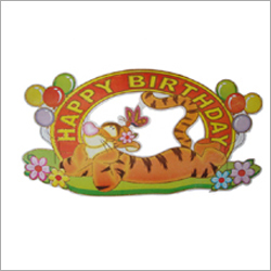 Banner Cardboard Tiger