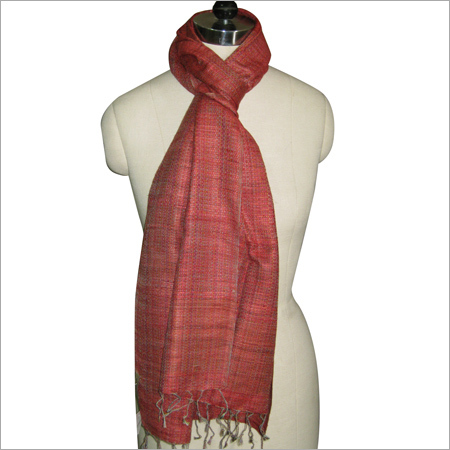 Berry Natural Silk Scarf