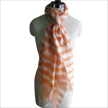 Orange Summer Natural Silk Scarf