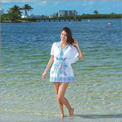Print Maxi Beach Dress