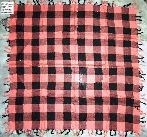 Viscose Check Scarf