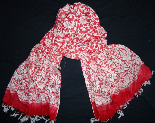 100% viscose print scarf