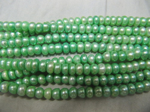 Green Pearl Beads