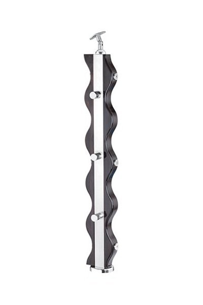 Stainless Steel and Wood Baluster