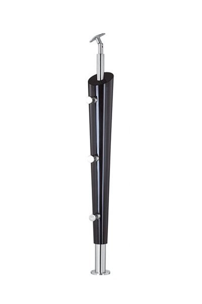 Stainless Steel and Wood Baluster