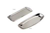 Serving Trays - Stainless Steel, Small To Large Sizes, Polished Silver Finish | Elegant Classic And Contemporary Engravings, Customizable Designs