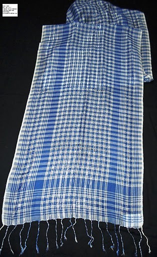 100% Viscose Y/D stripe scarf