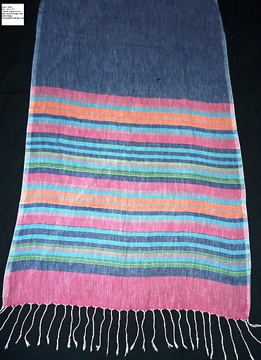 100% Cotton Y/D stripe scarf
