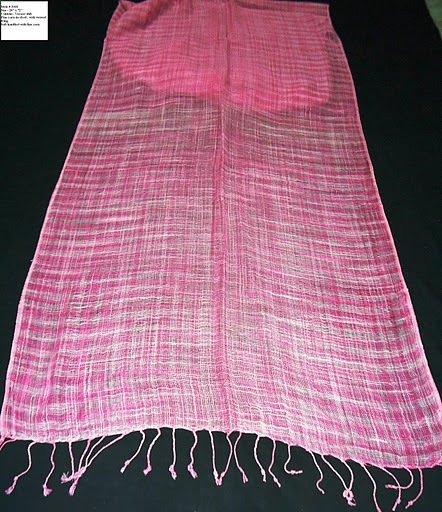 100% Viscose Y/D stripe scarf