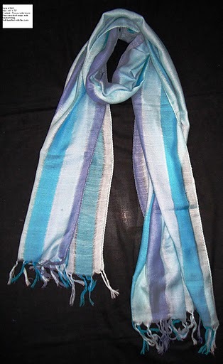 100% Viscose Y/D stripe scarf