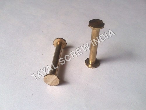 Brass File Screw