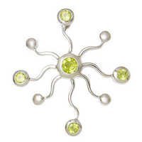 Peridot Gemstone Ring - 925 Sterling Silver, 8.600 Gms Weight | Customization Options Available, Company Certification Included