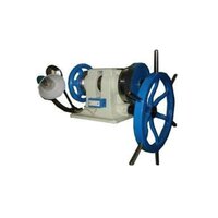 Erichsen Cupping Testing Machine - Mild Steel, 450x500x500 Mm Dimensions, White & Blue Color | Industrial Application, Tests Adhesion & Elasticity
