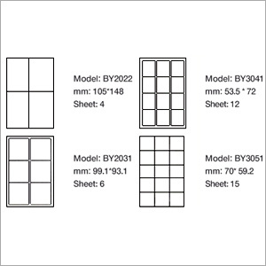 A4 Size Paper Labels