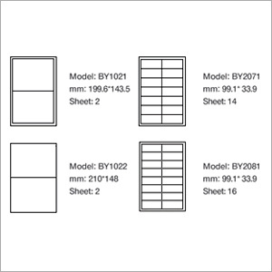 Standard A4 Labels