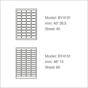 A4 Label Sheets