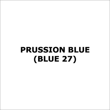 Prussion Blue (Blue 27)