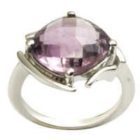 Amethyst Rings Big Amethyst Ring Online Wholesale Silver Amethyst Rings Gender: Women