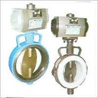 Butterfly Valve - Durable Cast Iron, 4 Inch Size | Pneumatic Rotary Actuator For Precise Flow Control