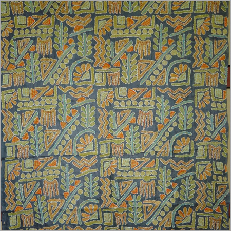 Tasser Hand Painting  All Over Material