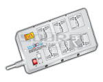 6 Outlet Universal Spike Protector