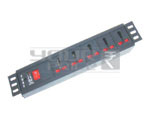 5 OUTLET UNIVERSAL POWER STRIP 15 Amp (METAL BODY)